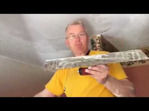 HOW TO ELIMINATE A WHIP or WAVE IN A WALL CEILING USING PLASTER