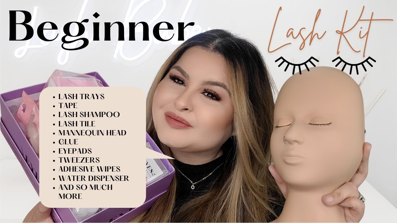 The Best Beginner Eyelash Extensions Kit! YouTube
