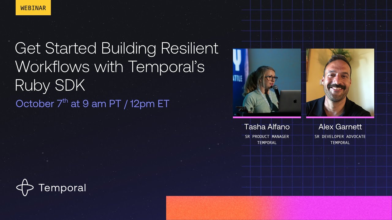 Get Started Building Resilient Workflows with Temporal’s Ruby SDK - YouTube