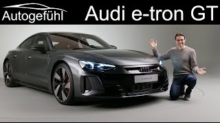 Окончательный обзор Audi RS e-tron GT ОБЗОР Экстерьера Интерьер родного брата Porsche Taycan