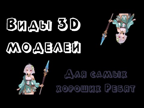 Виды 3D моделей. Коротко. Теория