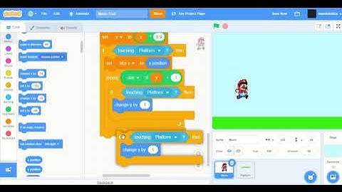 How to make Mario on Scratch | Mario on scratch | Mario scratch tutorial | Mario tutorial | Part 2