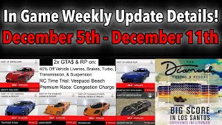 GTA 5 ONLINE IN WEEKLY UPDATE DETAILS! NEW DLC TEASER, 2x MONEY OPPORTUNITIES, DISCOUNTS & MORE!
