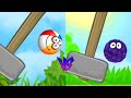 Red Ball 4 vs Friend Ball in Amazing Hills with Berry Ball Gameplay 2