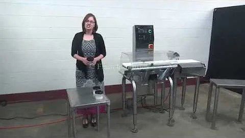 Ishida Automatic Stainless Steel Inline Checkweigher Demonstration
