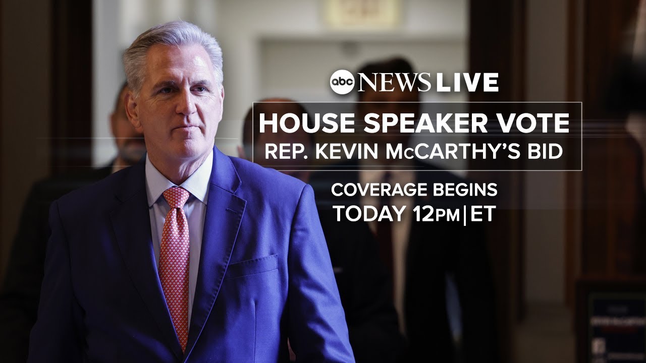 LIVE: Kevin McCarthy Speaker House Vote -On Day 4 GOP Rep. McCarthy gains votes in thirteenth round loss