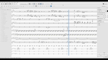 Testing Musescore 3.6 (New text font, Edwin, and new notation font, Leland)