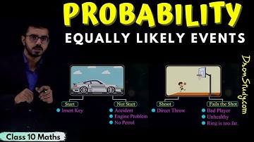 Probability For Equally Likely Events or Outcomes | Probability | Class 10 Maths | CBSE | NCERT