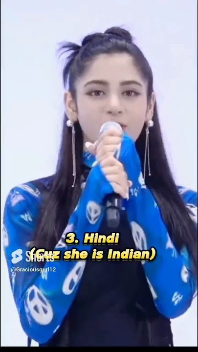 X:IN Aria Speaking Hindi, English and Korean Language😱#shorts #xinaria #aria #indian