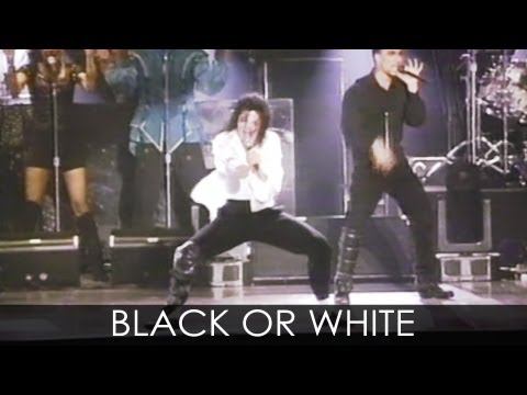 Michael Jackson - "Black Or White" Live Dangerous Tour Wembley 1992 - Enhanced - HD