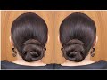 Only Rubber Band ! Beautiful Self Juda Bun Hairstyle Girl | Perfact Low Bun Hairstyle For ladies