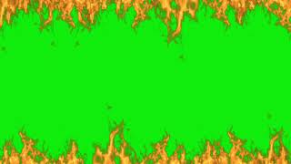 Green screan bingkai api part 2