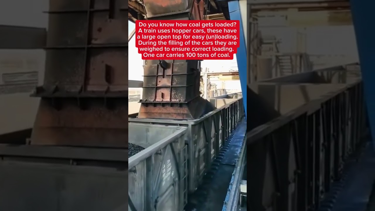 How is Coal Loaded on a Train? 