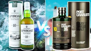 Laphroaig 10 vs Bruichladdich Port Charlotte 10