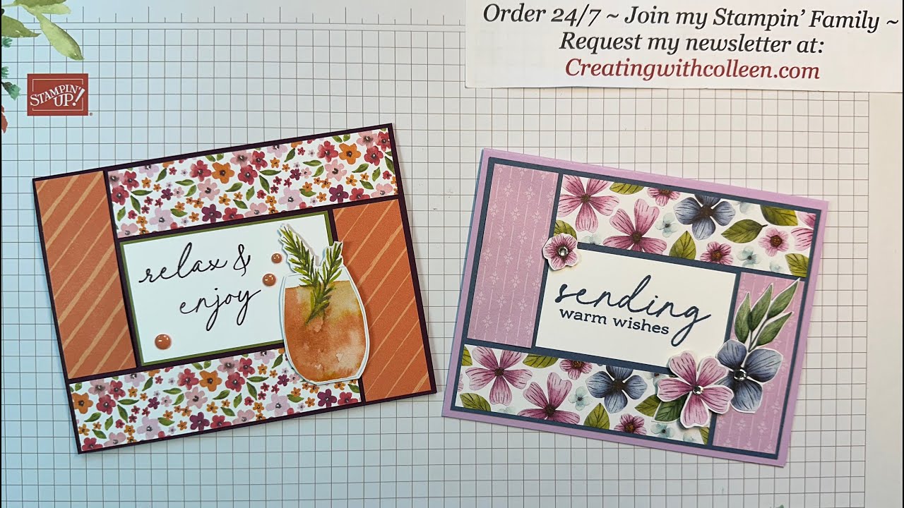 Framed Designer Series Paper Card - Created 2 Ways!