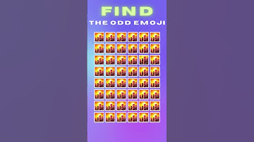 Find the odd emoji - quiz game  #quiz #emojiquizz #quiztime #quizquest #riddles #funquiz #trivia