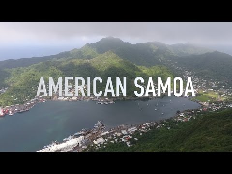 Port Call in American Samoa (Drone Footage)