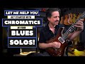 Chromatic Blues Guitar Licks Lesson! - Use Scales You Already Know!