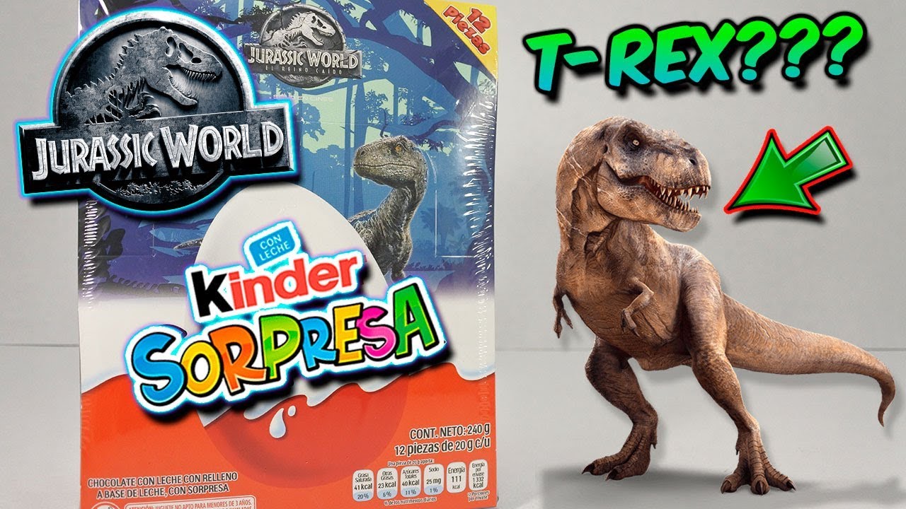 Abriendo Caja Completa KINDER SORPRESA Jurassic World El Reino Caído | Huevo Kinder Sorpresa Abriendo Caja Completa KINDER SORPRESA Jurassic World El Reino Caído | Huevo Kinder Sorpresa #1