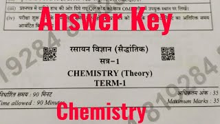 Answer Key CHEMISTRY Class 12