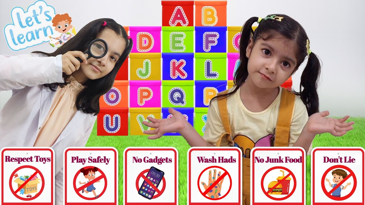 Kids Learning Compilation 🌈 | Good Habits, ABC & Fun Pretend Play - YouTube