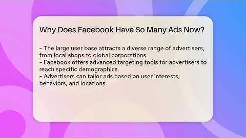 Why Does Facebook Have So Many Ads Now? - Everyday-Networking