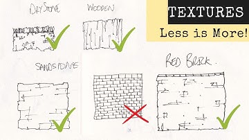 Textures for Beginners // Sketching and Drawing Tutorial // Less is More!