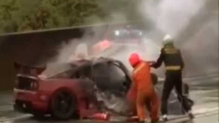 Worlds worst crash porsche 911 get hit ...
