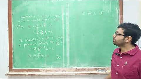 Classical Mechanics( Lecture 7): Hamilton