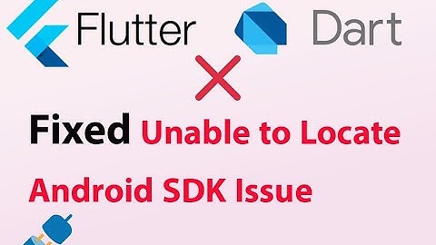 Flutter Installation| Fixed Unable to locate android SDK Issue | #flutter