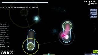 freedom dive metal dimensions but i miss at the end of the very last stream