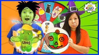 pancake art challenge spin the mystery wheel halloween edition 2020