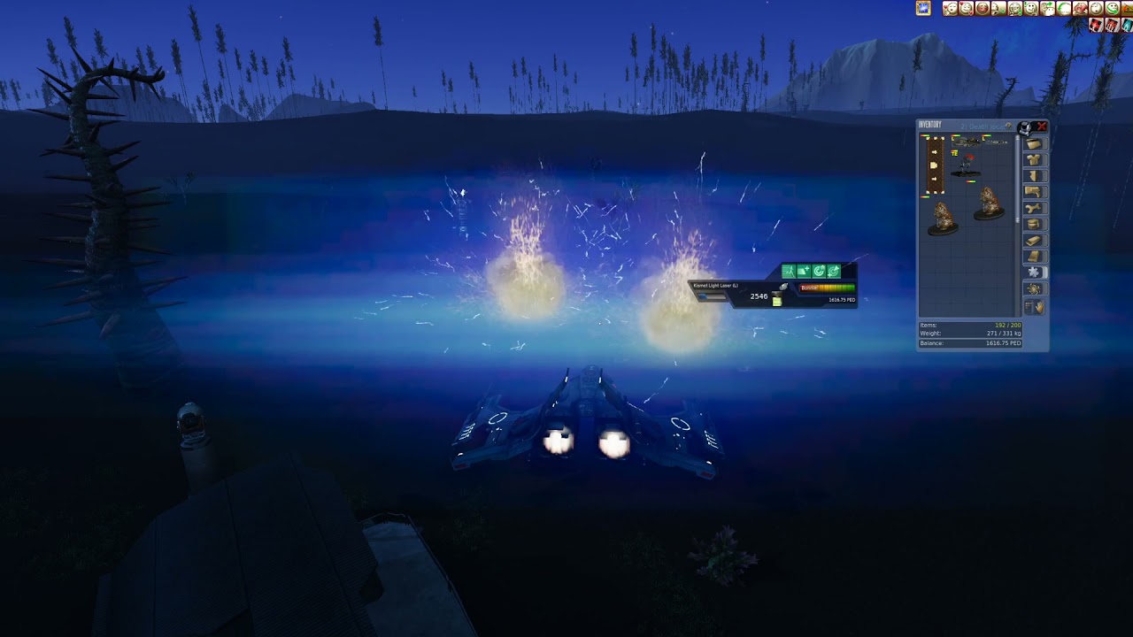 Guns on Quadwing interceptor