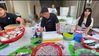今天豐原大爆發 讚喔 中彰海王子 台中豐原民生街11號 海鮮拍賣 海鮮叫賣 直播 0703