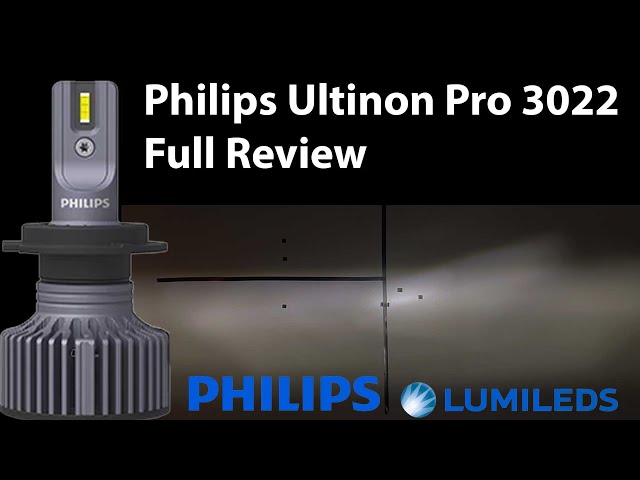 Philips Ultinon PRO 3022 LED H7 TEST REVIEW – Valeo Hella Reflector  Projector 