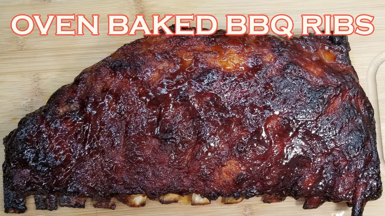 OVEN BAKED BBQ RIBS FALL OFF THE BONE YouTube