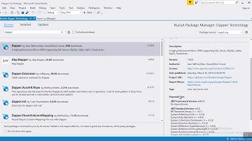 Add dapper dll to your project