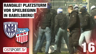 Randale! Platzsturm & Ausschreitungen in Babelsberg: SVB - FSV Zwickau | Regionalliga Nordost