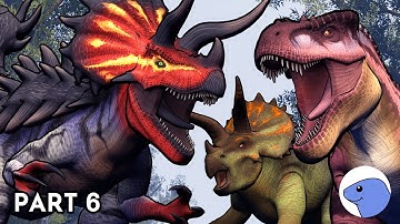 Ultimasaurus vs Tarbosaurus and Triceratops | Animation (Part 6)