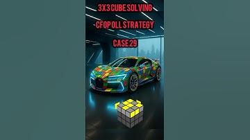 3x3 Cube Solver CFOP OLL Algorithm - Case 29 #cubing #3x3solve  #3x3cubetutorial #CFOP #OLL