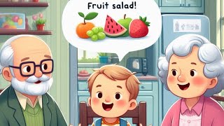 Oliver's Fruit Salad /animated healthy food story for children in tamil #story #kids