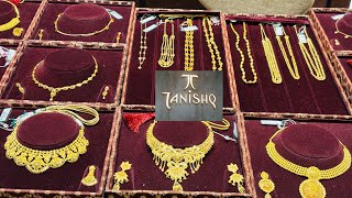 Wow Tanishq All Types Of Necklace Set 11 Grams Onwards Tanishq Gold Necklace Bormal Design Price