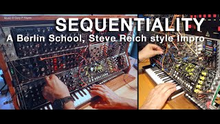 SEQUENTIALITY Berlin School, Steve Reich style Impro: Neutron, Hikari, Brains, Seq960, Doepfer A178