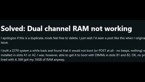 Dual channel RAM error Fix ! How to Fix RAM Dual Channel not working