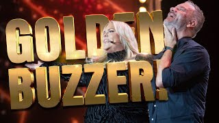 Johanna nordström ger sin GOLDEN BUZZER till otroliga Andreas