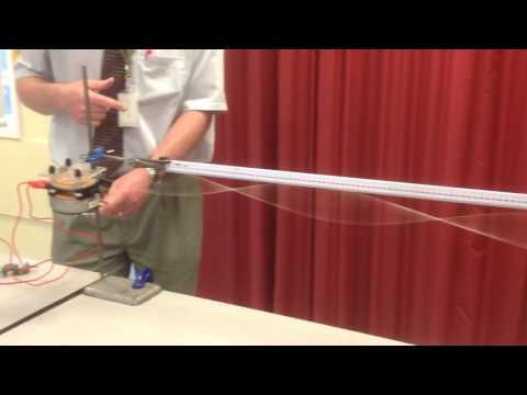 Standing wave on a string demo