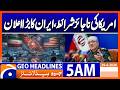America must abandon its illegal conditions, Reza Talai | Geo News 5 AM Headlines 29 April 2026