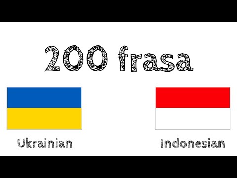 200 frasa - Bahasa Ukraina - Bahasa Indonesia