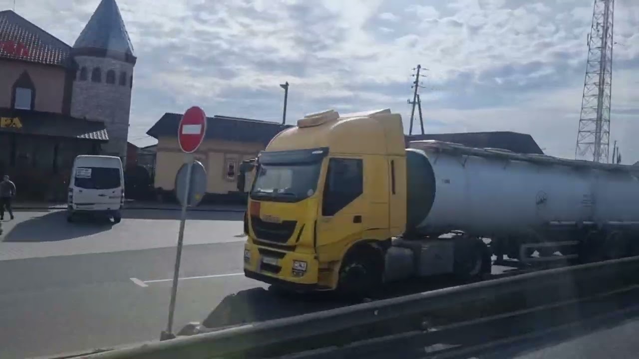 Дорога в автобусе