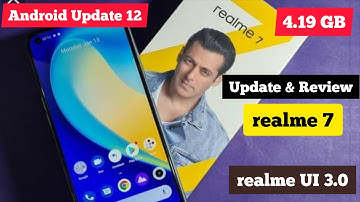 Realme 7 Stable realme Ui 3.0 Android 12 Update Full Review | 20+ NEW Features | Realme 7 New Update
